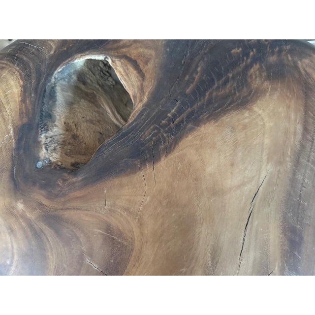 Contemporary Andrianna Shamaris Hand Carved Wood Heart For Sale - Image 3 of 5