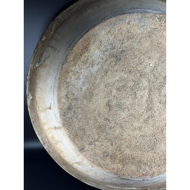 Large Antique Granada Green Majolica Bowl, 1700s For Sale - Image 10 of 11