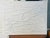 4 ft by 3 ft large Contemporary minimalist white plaster artwork Ridges and waves.