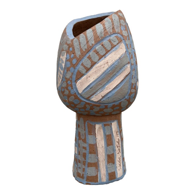 Ueda Satoko Abstract Clay Sculpture, Brazil 1991 For Sale