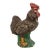 Polychrome Stone French Country Rooster, Mid 20th Century For Sale
