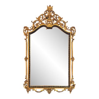 John Richard Ornate Carved Giltwood Mirror For Sale