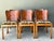 Vintage Art Deco Style Burl Wood Dining Chairs - Set of 6 For Sale - Image 12 of 12