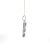 Not Yet Made - Made To Order Classic 925 Silver December Birthstone Pendant With 8x6mm Three Stone For Sale - Image 5 of 15