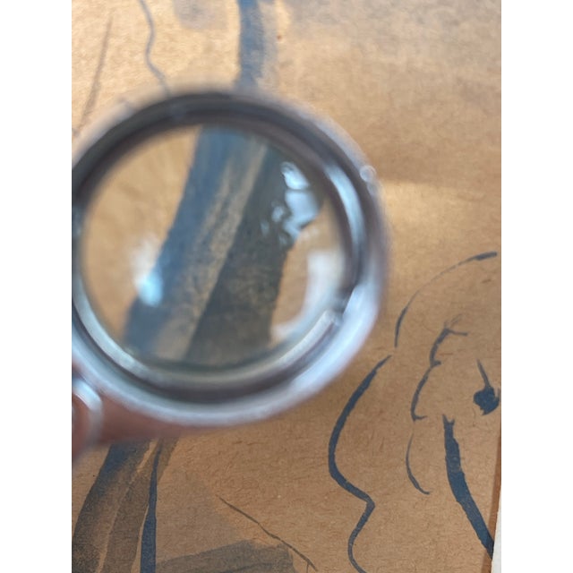 Original Juli Ramis Mixed Media Abstract Landscape, 1950s Spanish Modernist Painting, School of Paris Art, Framed Mallorcan Wall Art For Sale - Image 4 of 7