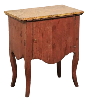 Petite Italian Lift-Top Cabinet, 19th C.