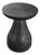 Sculptural Suar Wood Side Table, Burnt Finish Modern Organic For Sale