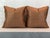 English Mariano Fortuny “Piumette” 20” Feather/Down Pillows- A Pair For Sale - Image 3 of 3