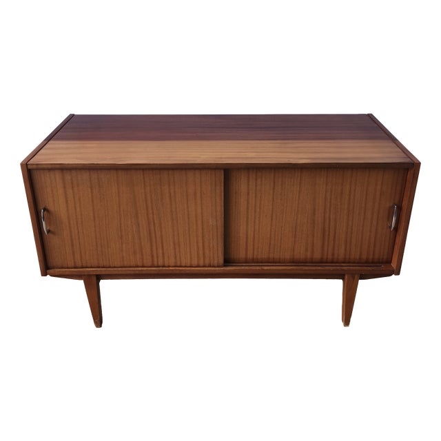 Modernist Wooden Sideboard, 1970s For Sale