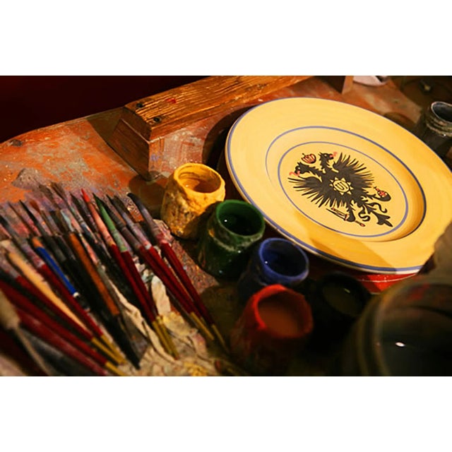 Panther Pasta/Soup Bowl 10", Contrade Dinnerware From Siena For Sale - Image 4 of 9