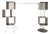 Rubik Complete Shelves in Stainless Steel by Metalmorphosis Studio, Set of 2 For Sale
