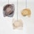 Oggetti Freeform by Oggetti Handwoven Pendant Light, Blush, Large For Sale - Image 4 of 5