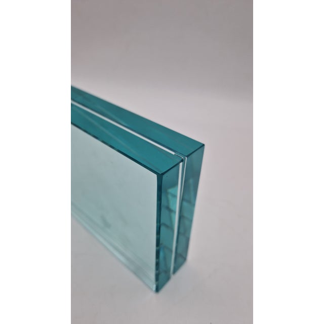 Vintage Photo Frame in Cut Glass from Fontana Arte, 1960s For Sale - Image 9 of 14