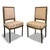 Textile Louis XVI Armchairs with Painted Decoration, Set of 2 For Sale - Image 7 of 7