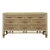 Mid 20th Century Coastal Ficks Reed Style Faux Bamboo Woven Nine Drawer Dresser, Wicker For Sale
