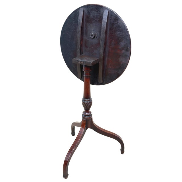 Late 18th Century 18th Century Georgian Mahogany Wine Table Kettle Stand, 1785 For Sale - Image 5 of 13