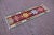 Rustic 1980s Southwestern Style Hand Knotted Geometric Design Oushak Kilim Runner Rug For Sale - Image 3 of 10