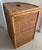 Wood Rattan Corner Hamper Basket With Triangular Design For Sale - Image 7 of 11