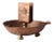 Antique Copper Match Holder Ashtray For Sale