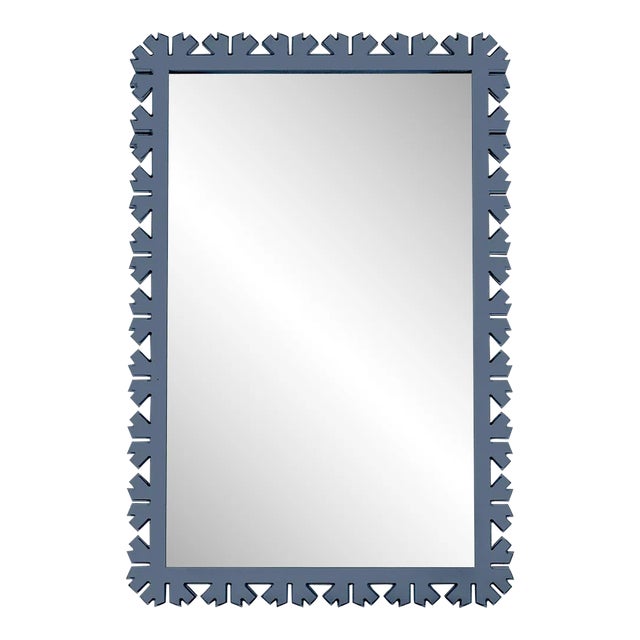 Fleur Home Audubon Bamboo Sticks Rectangle Mirror in Distance, 31.5x39 For Sale