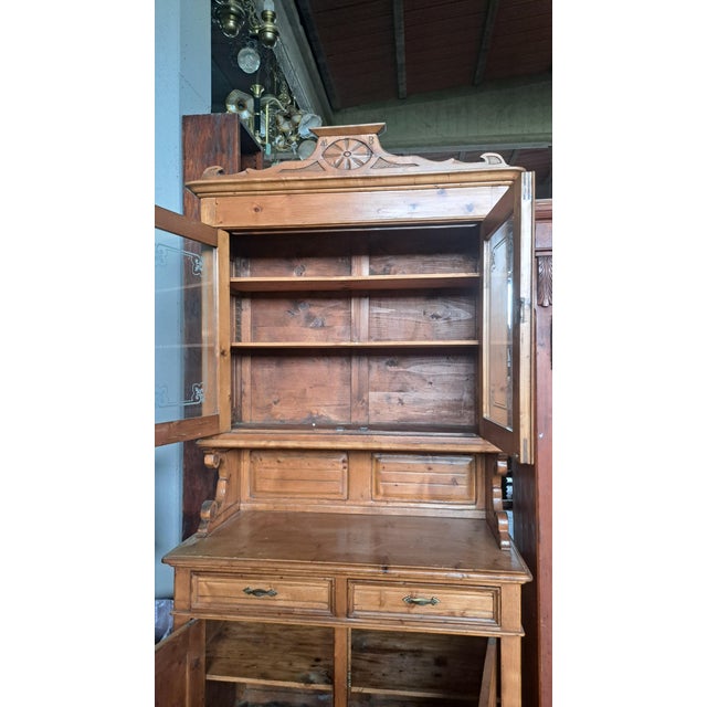 Tuscan Umbrian Showcase, 1920s For Sale - Image 3 of 7