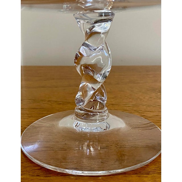 Vintage Glass Compote For Sale In Boston - Image 6 of 9