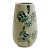 Mid Century Floral Pottery Vase For Sale