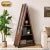 Dimensions: 40.5" W x 15" D x 82" H Vintage teak wood oars have been thoughtfully upcycled to craft this unique display...