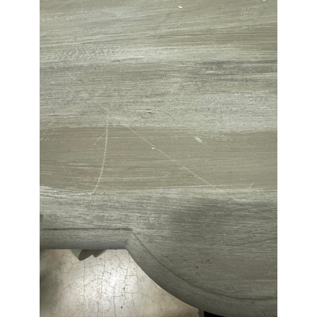 Boho Chic Painted Decorator Carved Console Table For Sale - Image 11 of 12