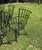 6 Heavy Rare Vintage Wrought Iron Oversized Chairs For Sale - Image 4 of 8