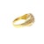 14k Yellow Gold Diamond Studded Gypsy Band Ring, Size 8.5 For Sale In New York - Image 6 of 10