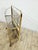 Mid-Century Modern Folding Bar Cart in Brass and Ribbed Acrylic Glass, 1960s For Sale - Image 15 of 18