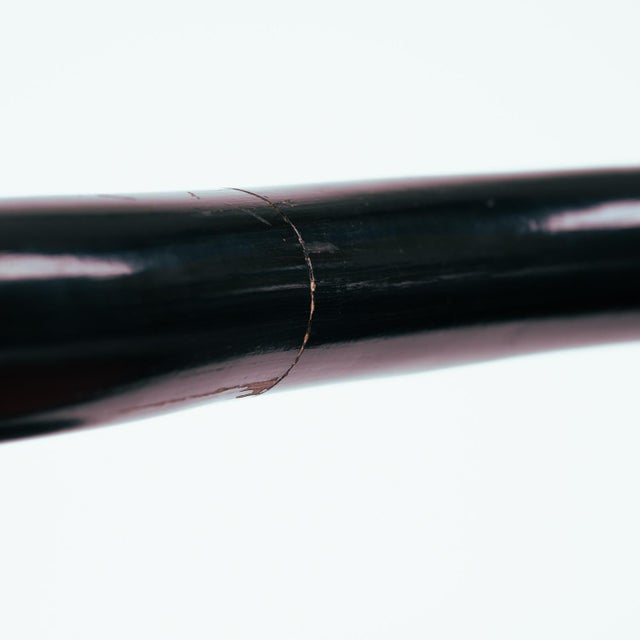 Black Vis-a-Vis Chair by Herbert Ohl for Lübke, 1980s For Sale - Image 11 of 15