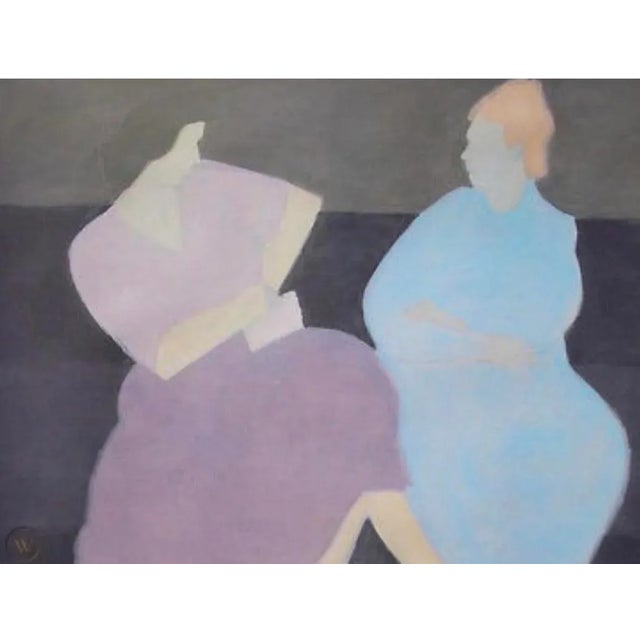 Rare, Vintage, Original, Out of Print, Milton Avery Exhibition Lithograph "The Conversation" The Whitney Museum of Art,...