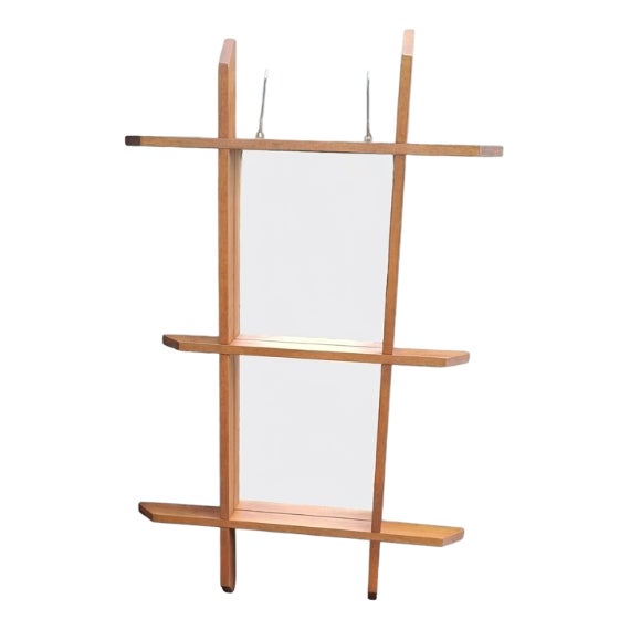Vintage Swedish Picture-Shaped Mirror, 1970s For Sale