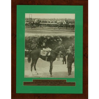 "The Withers Stakes" B&W Photograph For Sale