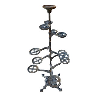 Victorian Cast Iron Plant Stand For Sale