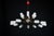 Gold Large Mid-Century 18-Arms Chandelier in the manner of Arredoluce, Italy, 1950s For Sale - Image 8 of 12
