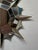 Mexican Modern Gilt Metal Sunburst Mirror Style of Sergio Bustamante, 1989 For Sale - Image 10 of 11