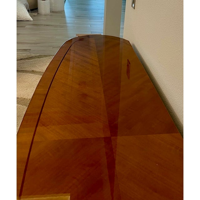 Burnt Umber Late 20th Century Art Deco Style Buffet For Sale - Image 8 of 10