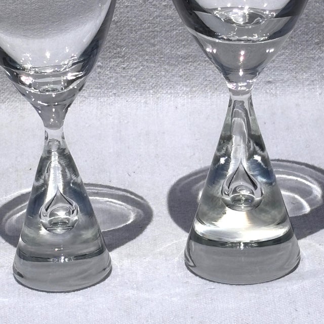 1980s Holmegaard Princess Crystal Stemware by Bent Severin Denmark - Set of 12 For Sale - Image 9 of 10