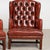 Pair of 20th Century Danish Oxblood Leather Chesterfield Wingback Club Chairs For Sale - Image 4 of 18