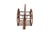 Mid-Century Modern 1970’s Bent Bamboo Magazine Rack For Sale - Image 3 of 5