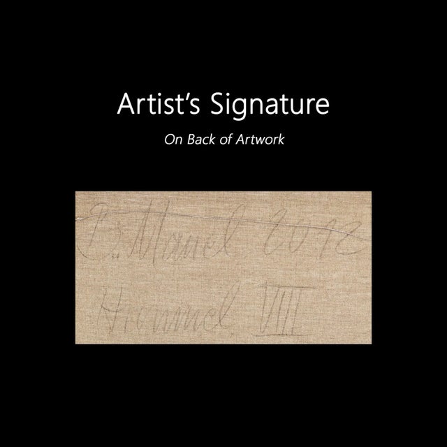 Sky VIII - Blue Abstract Landscape Oil Original Artwork by Bettina Mauel For Sale - Image 9 of 9