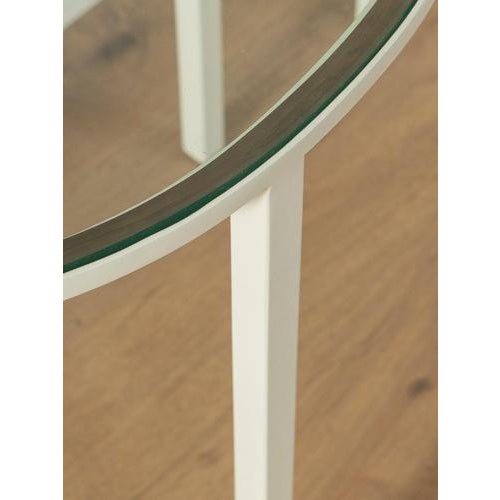 White White Side Tables, 1980s, Set of 2 For Sale - Image 8 of 9