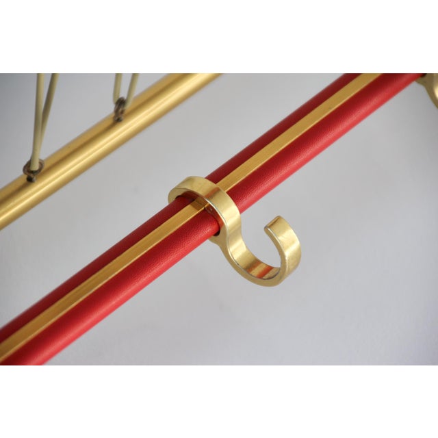 German Wall-Mounted Coat Rack, 1950s For Sale - Image 10 of 12