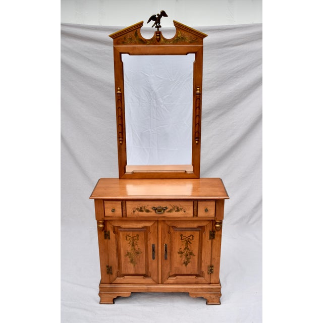 Tell City Young Republic Group Maple Hitchcock Style Console