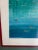 Late 20th Century Large Framed Wall Art Signed by Artist For Sale - Image 5 of 9