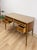 Brown American of Martinsville Vintage MCM Desk W/ Glass Top Four Drawers Transitional For Sale - Image 8 of 18