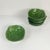 Vintage Green Artichoke Leaf Salad Bowls, 1970s, Set of 7 For Sale - Image 4 of 18